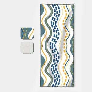 Quality custom logo print quick dry microfiber egyptian beach towels with a zip pocket recycled towel sand free wholesale