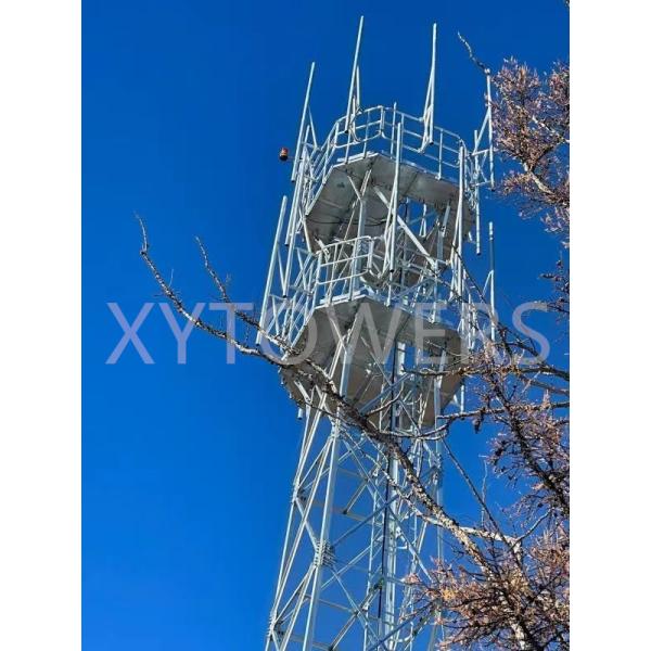 Factory Customized 60M 3 Legged Tubular Steel Self Supporting Cell Phone Telecommunication Towers