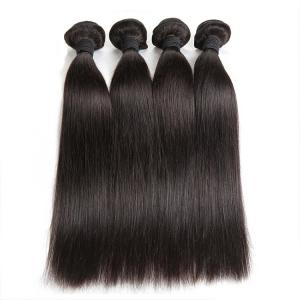 Quality Double Machine Weft Virgin Human Hair Bundles Long Straight Hair Extensions For Thin Hair wholesale