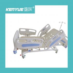Quality Blue Adjustable Electric Hospital Bed Five Function Hospital Bed wholesale