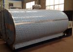 Large Capacity 6000L Horizontal Milk Cooling Tank with Direct Expansion