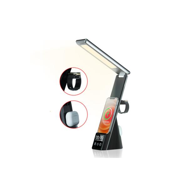 Cheap Multi Function Wireless Charger With Clock Lamp for sale