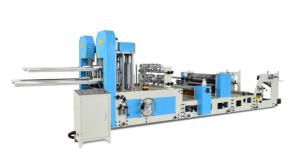 China 1/4 1/6 1/8 Napkin Folding Machine With Embossing Function Glue Lamination on sale