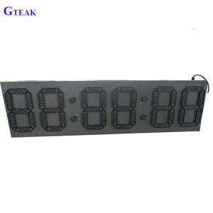 Quality big 6 digit 7 segment led display 12 inch giant customised led 7 segment display for time clock outdoor wholesale
