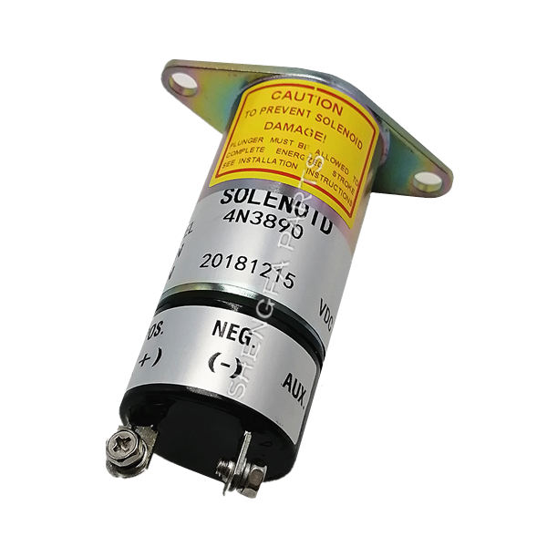 4N3890 Dc24v Shutdown Fuel Stop Solenoid For Excavator Engine