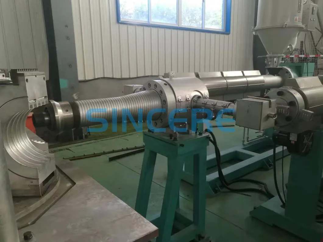 Corrugated DWC CPVC Pipe Manufacturing Machine Bellows Drainage Drip Pipe