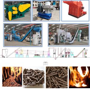 China 10TPH Biomass Pellet Production Line Eucalyptus Pine Birch Wood Chip Pellet Machine on sale