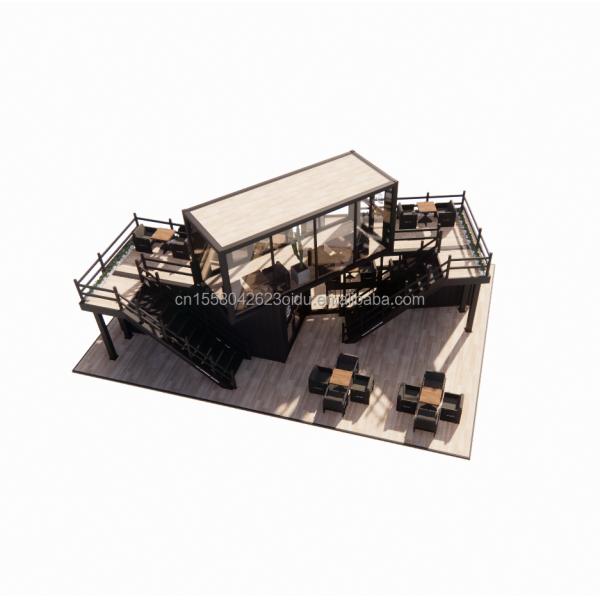 Prefabricated Folding Portable Shop Storage Office Building Shipping Container House Moving Trailers with Customized Color