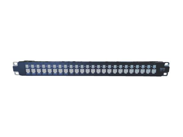 Cheap Modular Electronic Patch Panel 1U 24Port CAT6 CAT6A Network Intelligent Patch Panel for sale