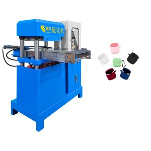Rubber Keychain Making Vulcanizing Machine 50T Capacity