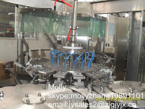 Complete Carbonated Soft Drink Bottling Machine , Carbonated Beverage Filling