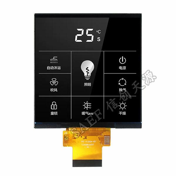 Cheap 4" RGB And SPI Square LCD Display , TFT Touch Screen Module 480X480 Dots Resolution Display for sale