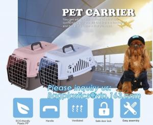 Quality Fashion Design Luxury Travel Pet Air Carrier Dog /Cat Transport Plastic Cages Wholesale, dog pet cage pet carrier dog ba wholesale