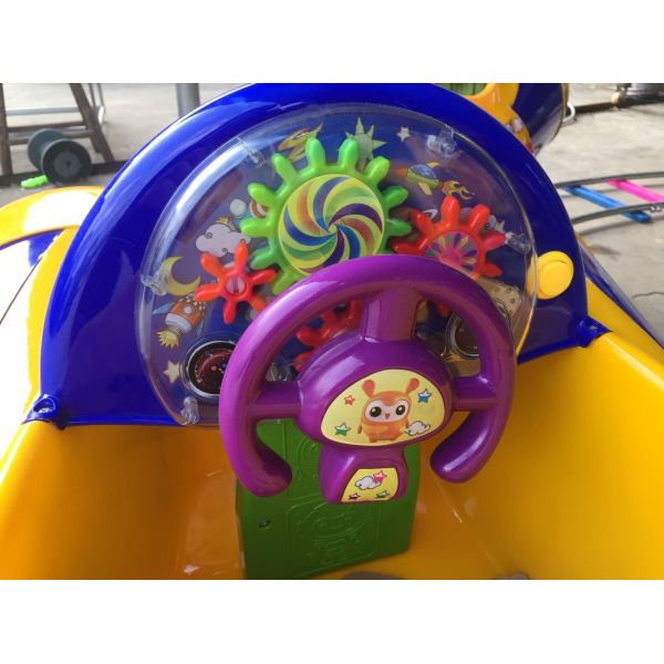 Dreamland coin operated kids game machine children rotating british train for indoor amusement game room