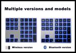 Wireless Bluetooth 3.0 Pin Code Keypad Numeric Keyboard With 7 Backlight