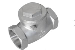 Quality 1/4&quot; 3/8&quot; 1/2&quot; Stainless Steel Swing Check Valve Thread End For Chemistry wholesale