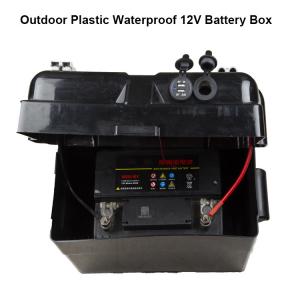 Quality Outdoor Plastic Waterproof 100A 12V Battery Box , Adventure Camping Battery Box wholesale