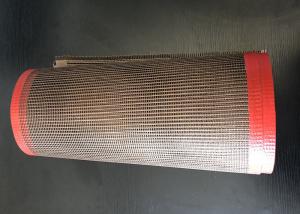 China Chemical Corrosion PTFE Coated Fiberglass Conveyor Belt For Uv Printing Machine on sale