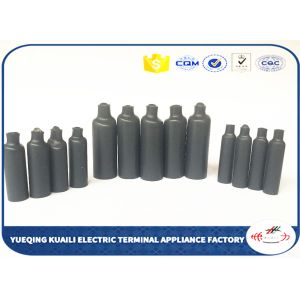 Quality AMC Adhesive lined Polyolefin Mini Insulating Caps Black And Transparent wholesale