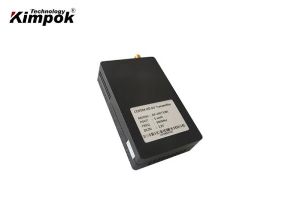 Cheap Mini Long Range Wireless Video Transmitter HD COFDM UAV Link with LCD Display for sale