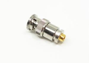 Quality Nickel Plated BNC Male Plug Coax BNC Connectors 500 Cycles Durability wholesale