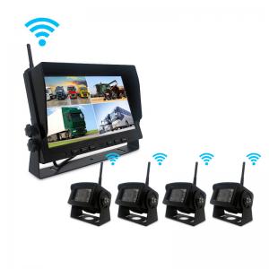China IP67 4CH Wireless Backup Camera System For Trucks RV Trailer ISO And Android on sale