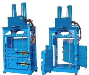 Quality 11Kw Hydraulic Vertical Cardboard Baler Machine Cotton Pressing 175*85 wholesale