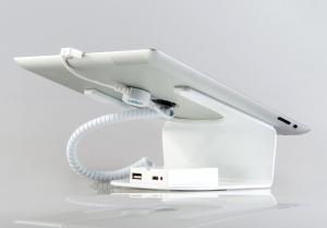 Quality COMER tablet PC security display bracket desktop stand with alarm and charging, tablet racks wholesale