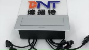 2019 new socket pop up type table hidden media socket with universal power for office furniture