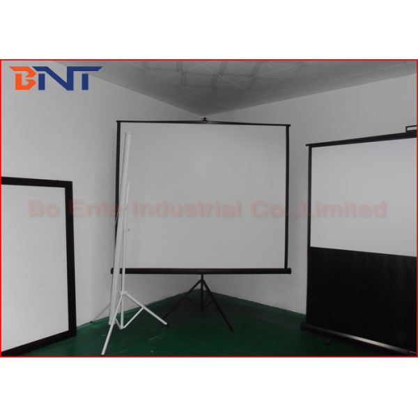 Large Motorized Projector Screen , Electric Pull Down Projector Screen