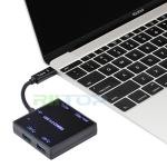 USB 3.1 Type C Card Reader 5Gpbs Multi-Function USB 3.0 Hub And Micro SD TF Card