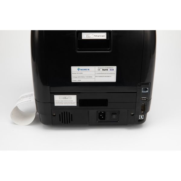 50W money Counting Machine 2 Pocket Banknote Sorting Machine YS-208C