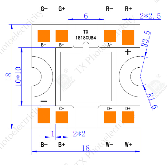 80lm/W LED Light Engine , Copper 60Watt LED Array Modules