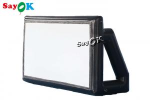 Quality Backyard Movie Screens Airtight Front Projection Inflatable Movie Screen With Pump 3x1.75mH wholesale