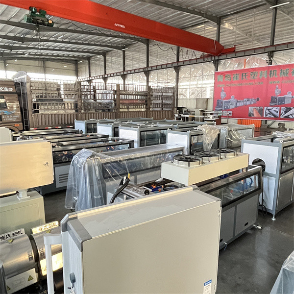 High Speed Spiral Pipe Extrusion Line Single Wall Pipe Making Machinery