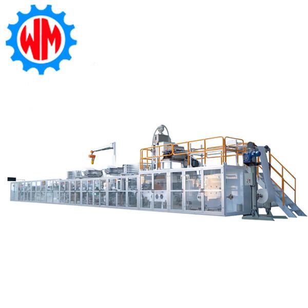 Cheap Womeng New Customization Baby Diaper Production Line 600-800 Pieces/Minute With CE for sale