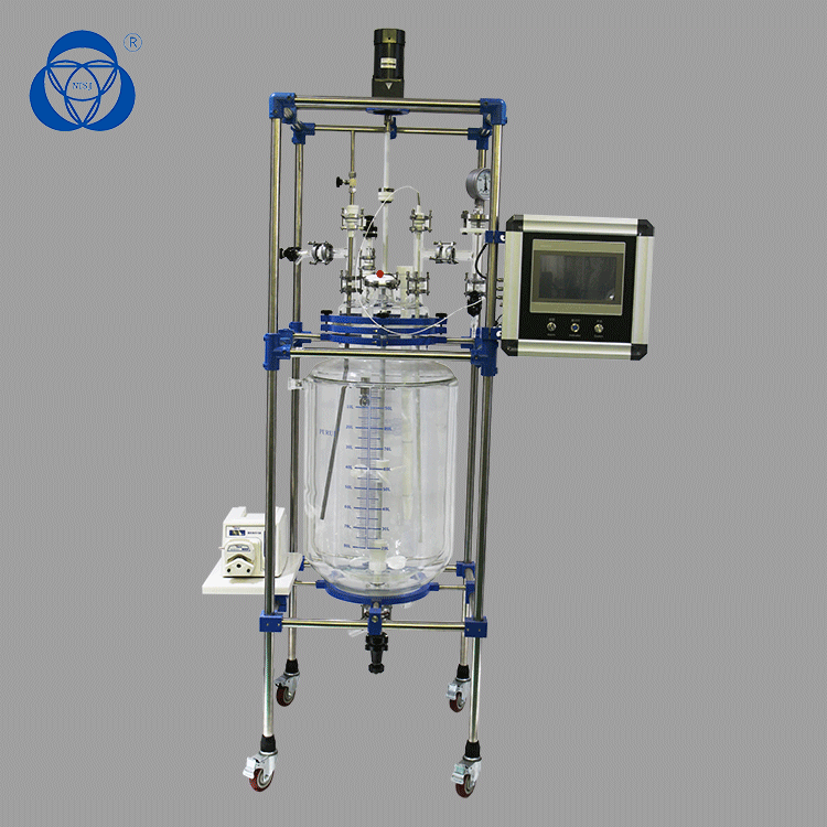 Safe Processing Chemical Glass Reactor Completely Sealed System