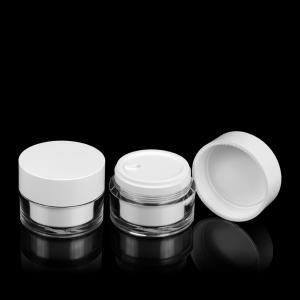 China 50ml 100ml Luxury PETG Cream Container Replaceable Refillable Face Cream Cosmetic Jar on sale