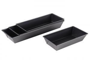 Quality RK Bakeware China Foodservice NSF Mini Champagne Aluminum Loaf Pans Pullman Loaf Tin Bread Pan wholesale
