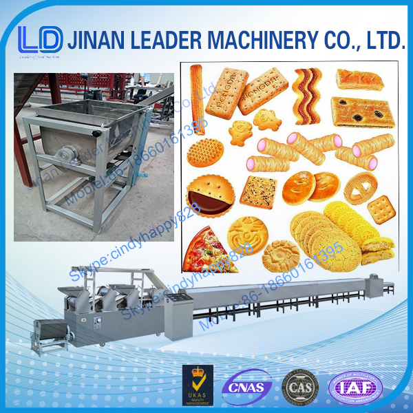 Industrial stainless steel soft hard cookie biscuit production line