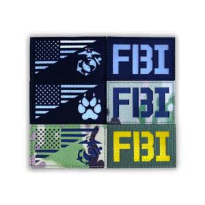 Quality Police Ir Reflective Patches Velcro Hook And Loop Backing Laser Cut Border wholesale