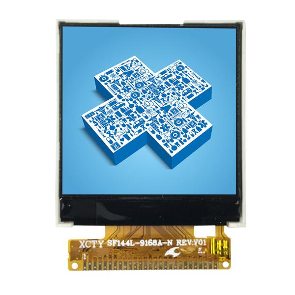 Square Small LCD Display Screen, TFT LCD 1.44 Inch128x128 With MUC 8bit