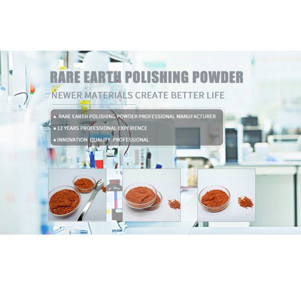 Red Brown Rare Earth Polishing Powder For Plane Glass Beveling