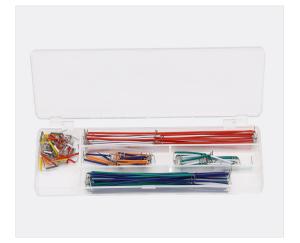 China U Shaped Wire Cable Box Breadboard And Wire Kit 140 Pcs / Set Breadboard Jumper Kit on sale