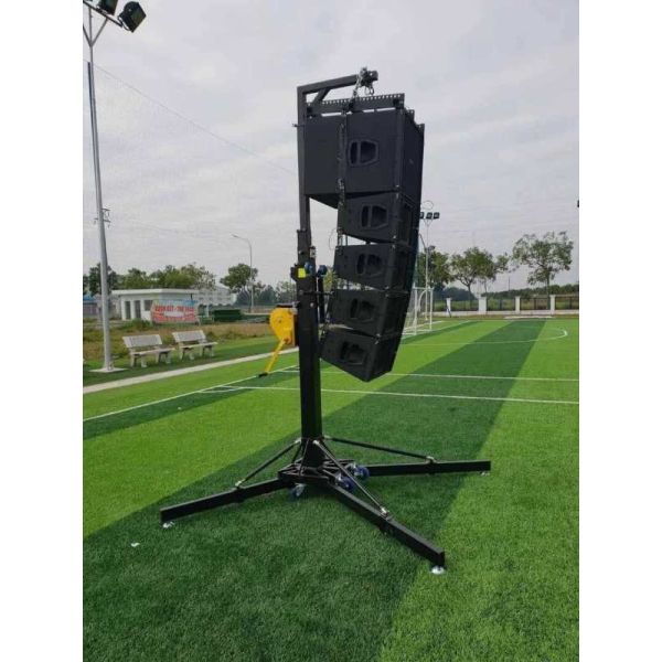 Heavy Duty DJ Folding Line Array Truss Speaker Crank Up Stand