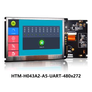 Quality 4.3 Inch UART TFT LCD 480x272 Display TFT MODULE PANEL WITH LCD CONTROLLER BOARD wholesale