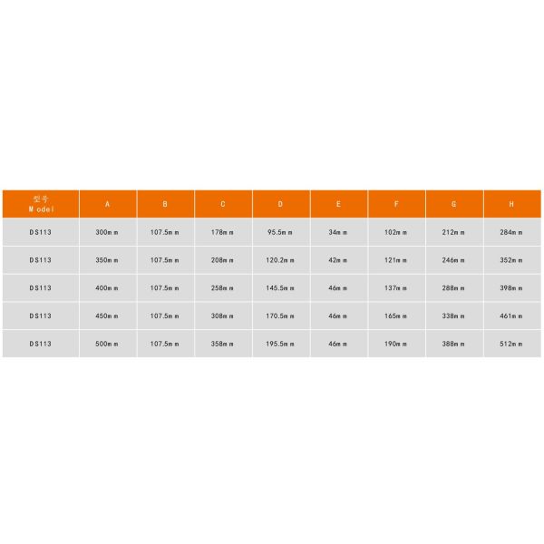 3- Fold furniture drawer Slide Ball Bearing Slide 35mm