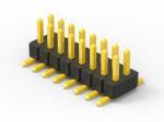 12 Pin Dual Row Male Pin Header Connector 1.0mm Pitch Length Customization
