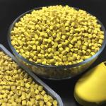 Bulk Plastic Master Batch EVA Yellow Color Biodegradable Masterbatch Pellets