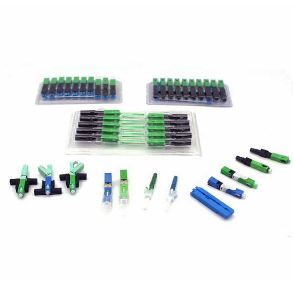 Fiber Adapter Connectors SC APC UPC Fast Connector for Field Mounting in FTTH Network